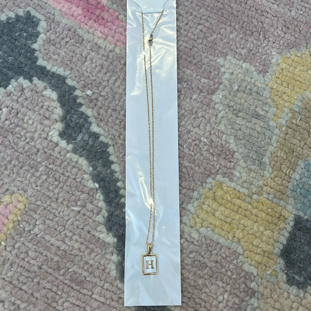 Stainless Steel H necklace